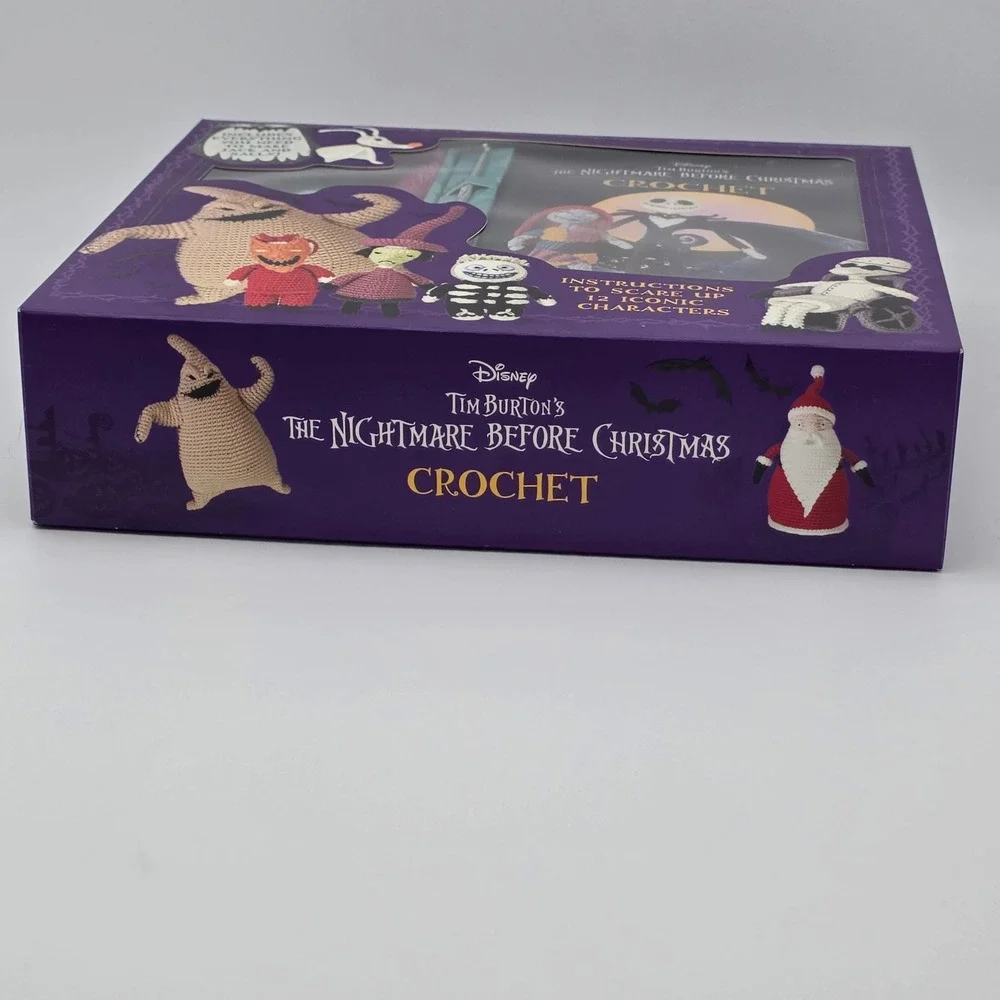 Disney Nightmare Before Christmas Crochet Kit DIY Craft 12 Patterns Jack Sally